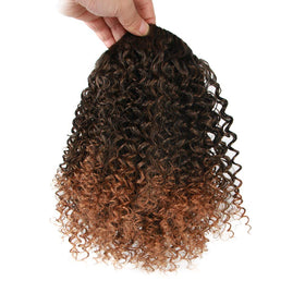 ROSESSEA natural-black ponytail in heat-resistant synthetic fibers for realistic look.