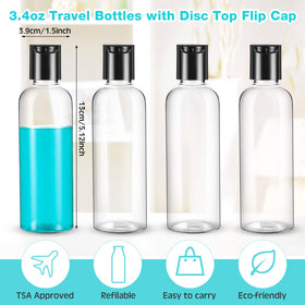 Roshtia clear PET bottles show contents at a glance for quick identification