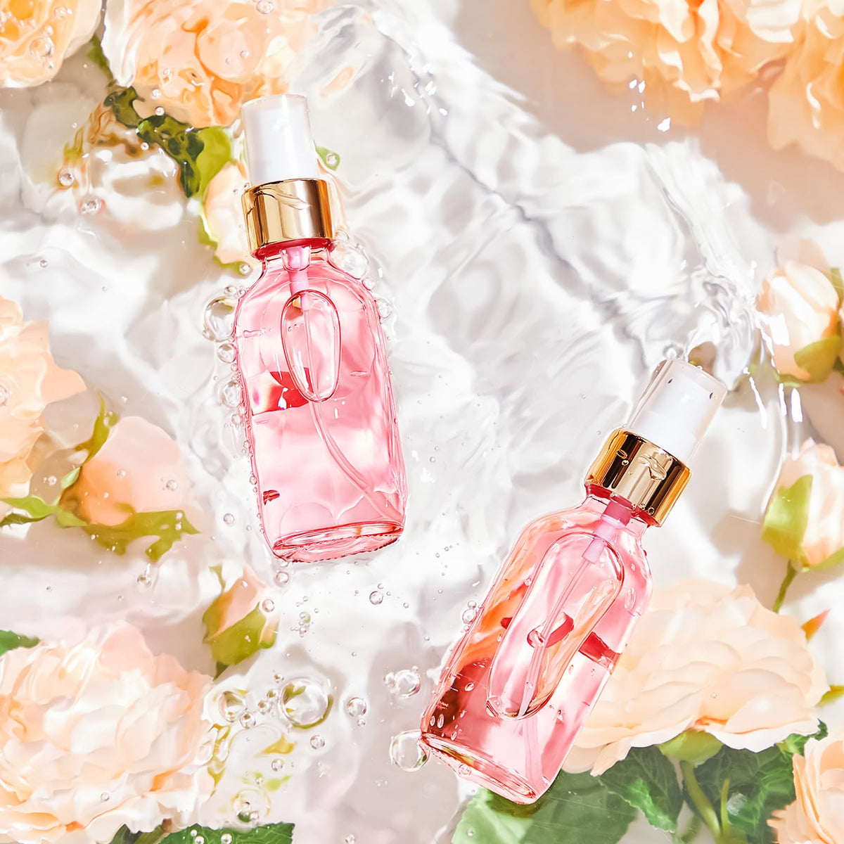 Roshtia empty perfume bottle ready for travel-friendly storage.