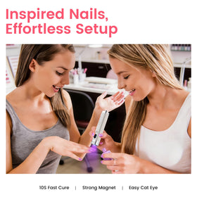 Rosiour fast-dry UV-LED delivers quick curing for efficient manicures.