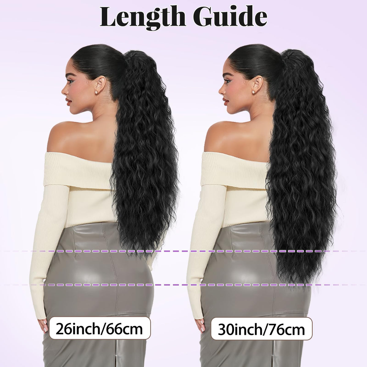 Rosooi travel-ready ponytail for a quick on-the-go look