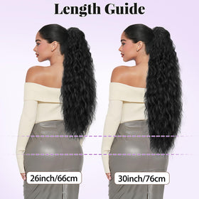 Rosooi travel-ready ponytail for a quick on-the-go look