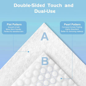 Rouceyxin dry and wet dual-purpose wipes suitable for makeup removal and quick cleanups