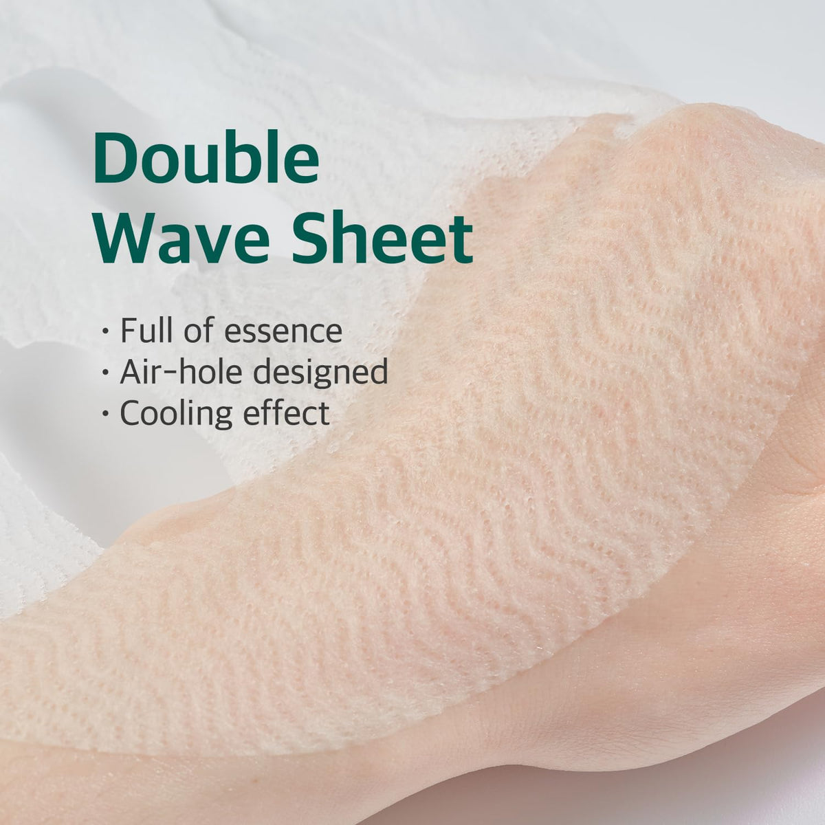 ROUND LAB cooling sheet mask offers relief for acne-prone skin after heat or stress
