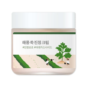 ROUND LAB Mugwort Calming Cream bottle ready for daily soothing care