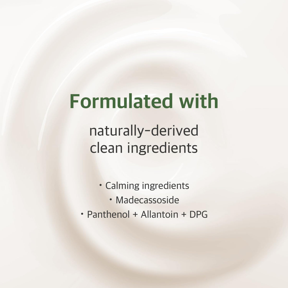 Mugwort extract ingredient focus in ROUND LAB cream for soothing feel