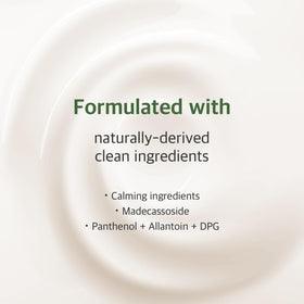 Mugwort extract ingredient focus in ROUND LAB cream for soothing feel