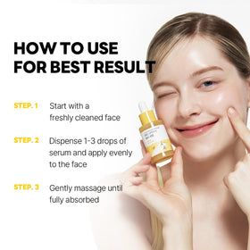 ROUND LAB Vita Niacinamide Serum on bathroom shelf ready for daily use