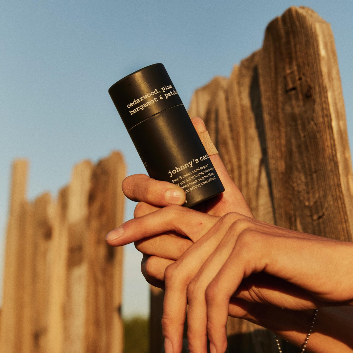 Routine Johnny's Cash Deo Stick skin-friendly formula suitable for sensitive areas and various uses.