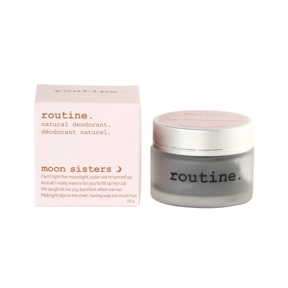 Activated charcoal and prebiotic formula supports odor control and skin balance.