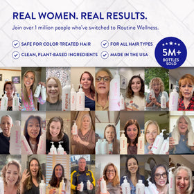 Routine Wellness color-safe hair care for all hair types including color-treated