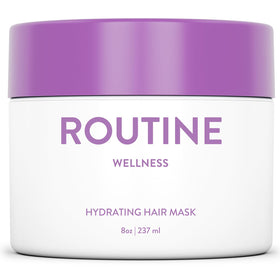 Routine Wellness Deep Conditioning Hair Mask bottle front showcases hydrating repair for dry hair.