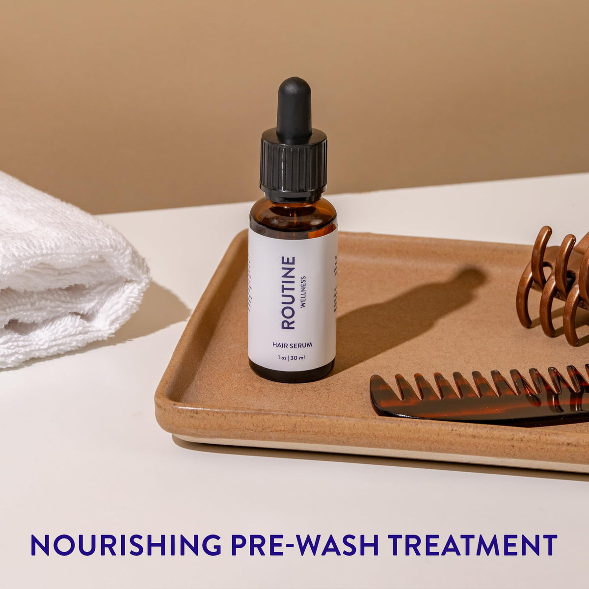 Routine Wellness scalp treatment supporting a healthy environment for hair.