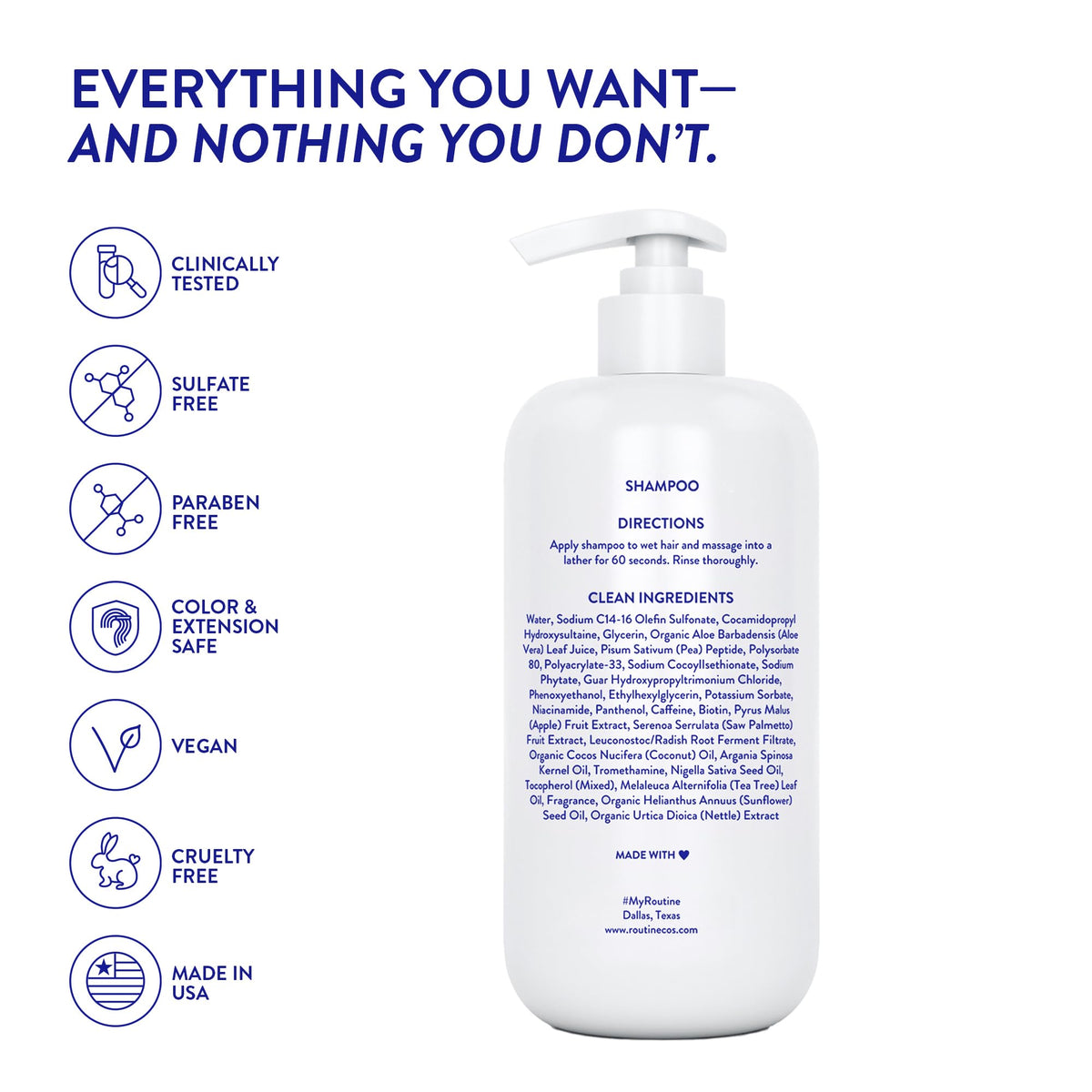 Routine Wellness lilac-winter-rose scent closeup suggests fresh, pleasant fragrance