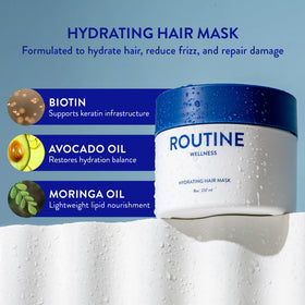Shiny, smooth post-treatment hair demonstrates potential frizz reduction.