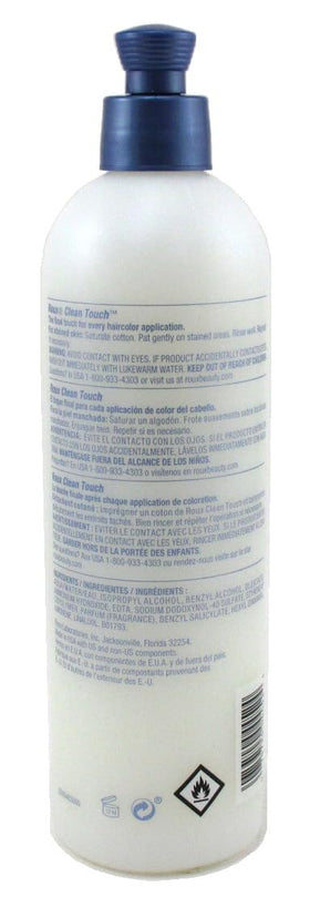 Roux Clean Touch on skin stains in action, offering gentle cleansing