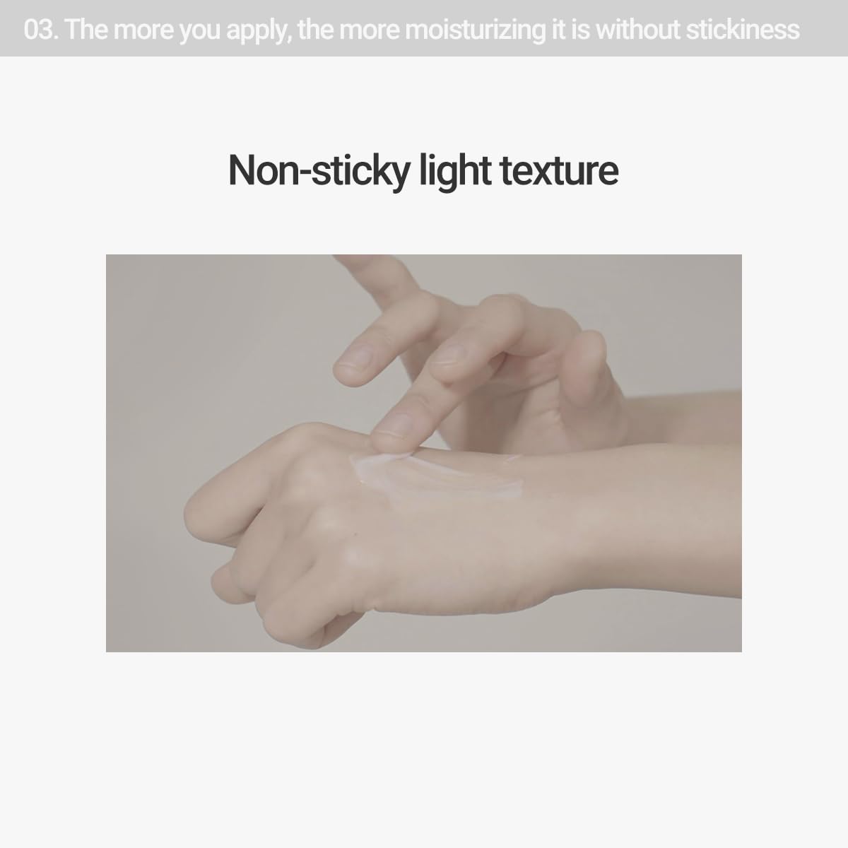 ROVECTIN Calming Lotus Water Cream ingredients panel highlights lotus water extract at 75%.