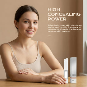 ROVLET Blanc Cover Cream Stick dewy finish for luminous, lightweight coverage.