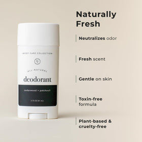 Rowe Casa Organics deodorant texture showing smooth daily use