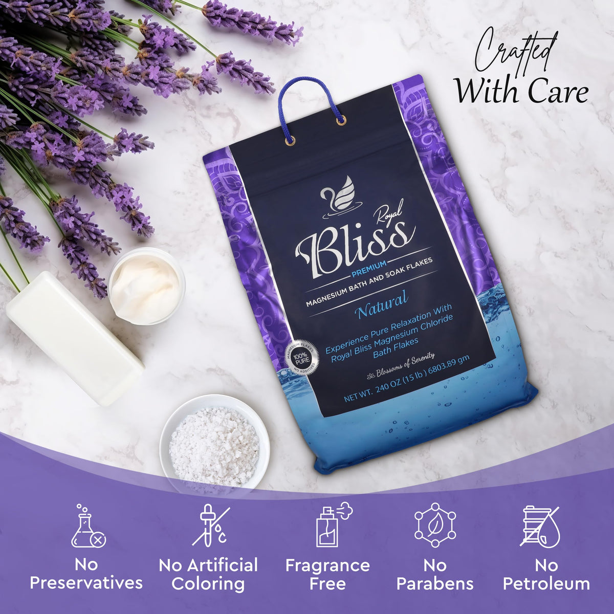 Royal Bliss uses pure minerals sourced from the Kutch sea bed.