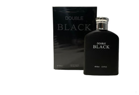 Royal Fragrance Double Black on wood shelf, ready for everyday use.