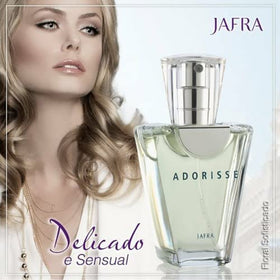 Royal Jelly Adorisse EDP spray action, suggesting long-wearing fragrance.