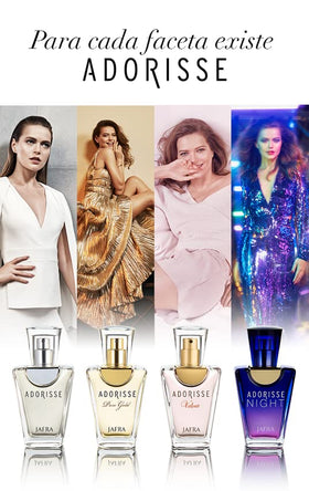 Royal Jelly Adorisse EDP wearer lifestyle shot, suggesting everyday confidence.