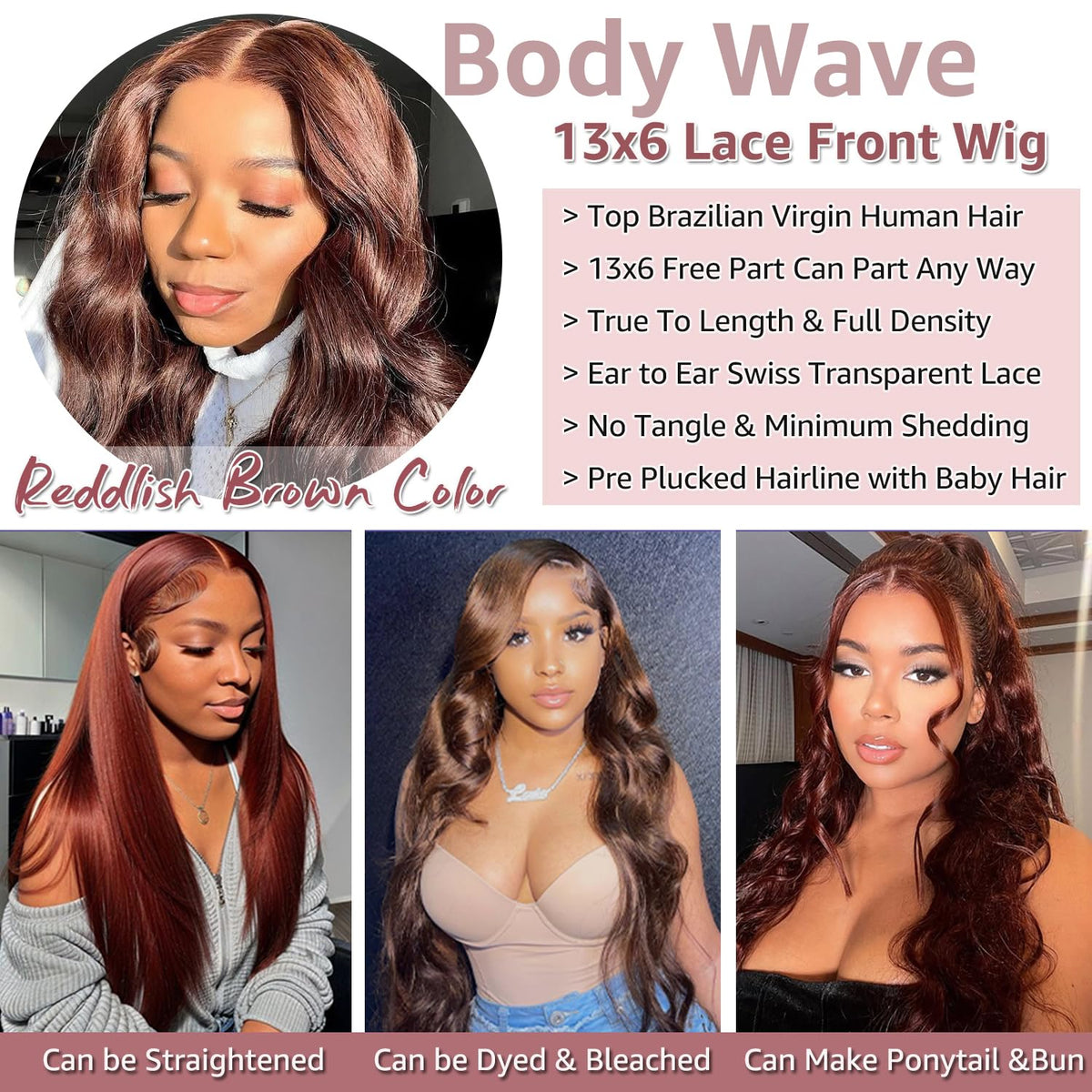Royal Lady human hair wig dyed and styled with care in mind