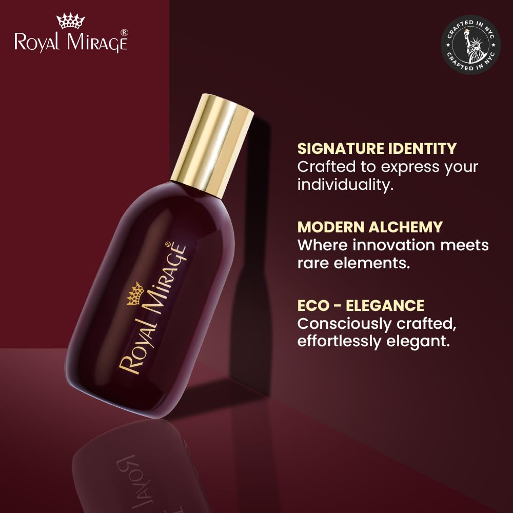 Royal Mirage Original EDC label detail revealing heritage-inspired notes.