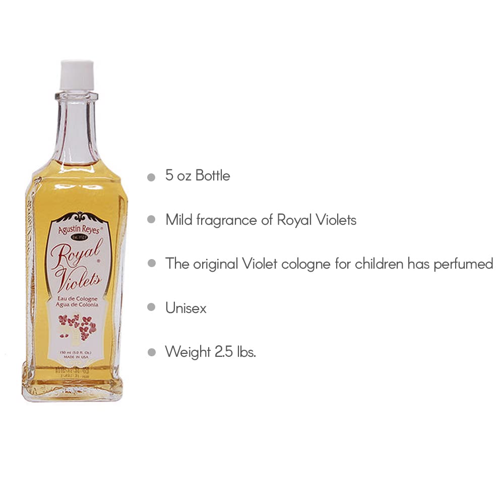Royal Violets bottle in hand shot, easy to handle on the go.