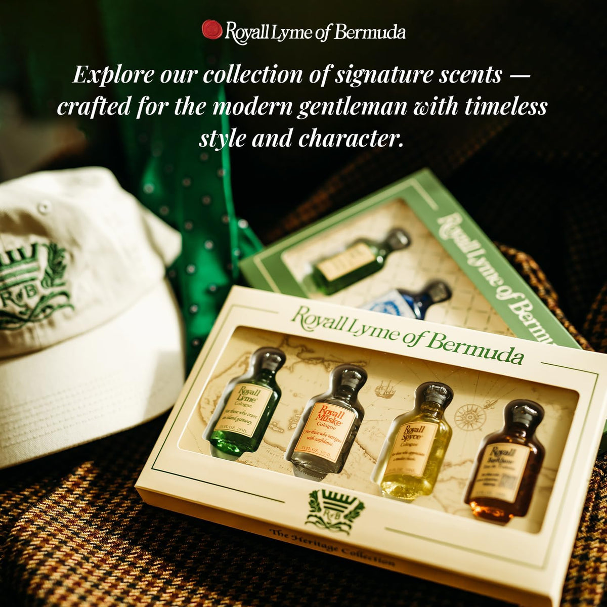 Royall Lyme Bermuda Collection heritage branding logo.