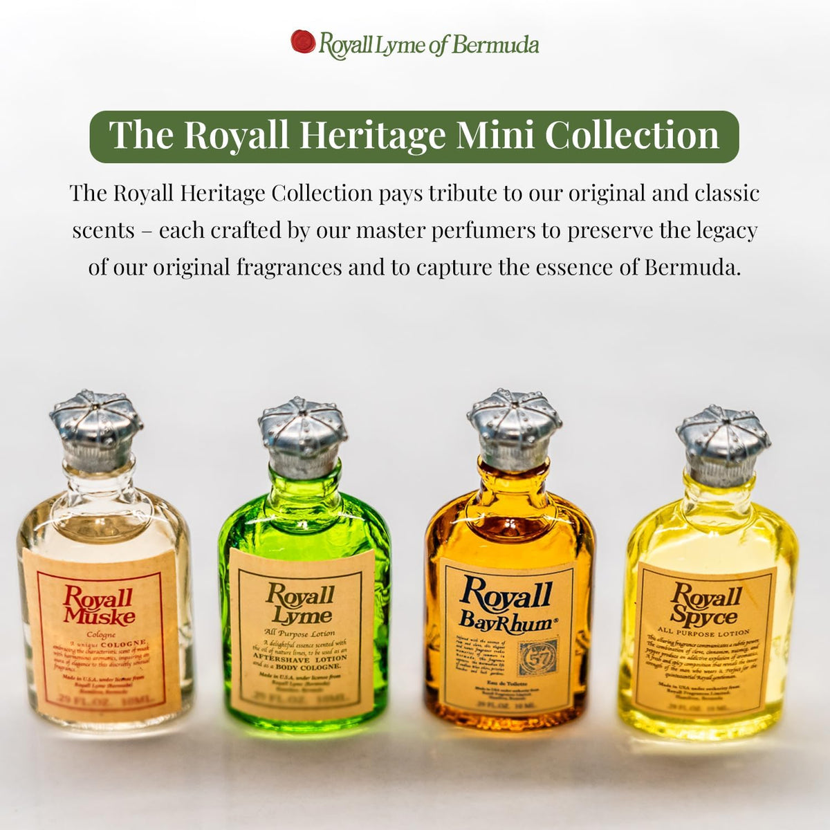 Royall Muske 10ml bottle, travel-ready fragrance for daily refinement.
