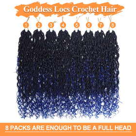 ROYAWIG curly ends create a soft voluminous goddess look
