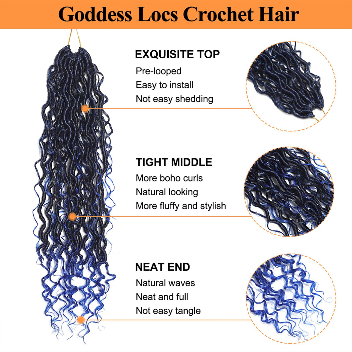 ROYAWIG lightweight locs provide breathable wear with natural movement
