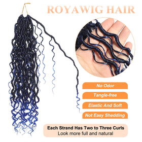 ROYAWIG pre looped goddess locs crochet for easy installation