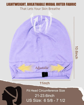 ROYBENS double-layer design with silk inner and breathable outer layer