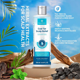 Roycederm shampoo with natural fragrance for refreshing cleansing experience.