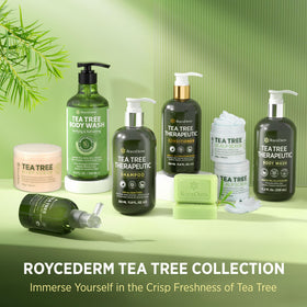 Roycederm scalp care set packaging showcases the complete routine