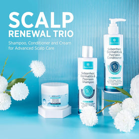 Roycederm shampoo-packaging display emphasizes brand trust and product visibility.