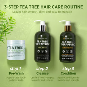 Roycederm shampoo label close-up highlights ingredients and refreshing feel