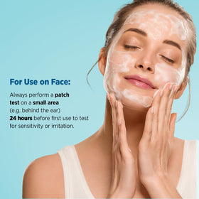 Roycederm sulfur soap ceramide blend to maintain moisture after wash.