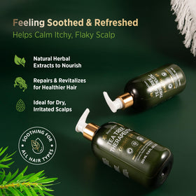 RoyceDerm Tea Tree Conditioner pump-dispense enables easy daily application