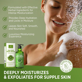 Roycederm Tea Tree Bar Soap on a clean surface for convenient cleansing.