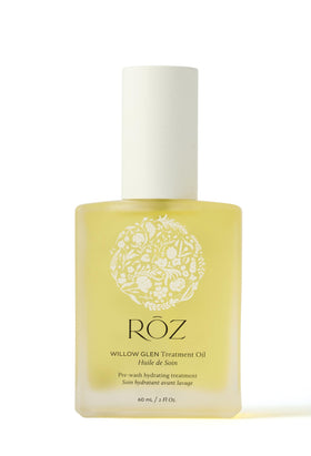 RŌZ Willow Glen Treatment Oil bottle for multi-use nourishment across hair, scalp, and body.