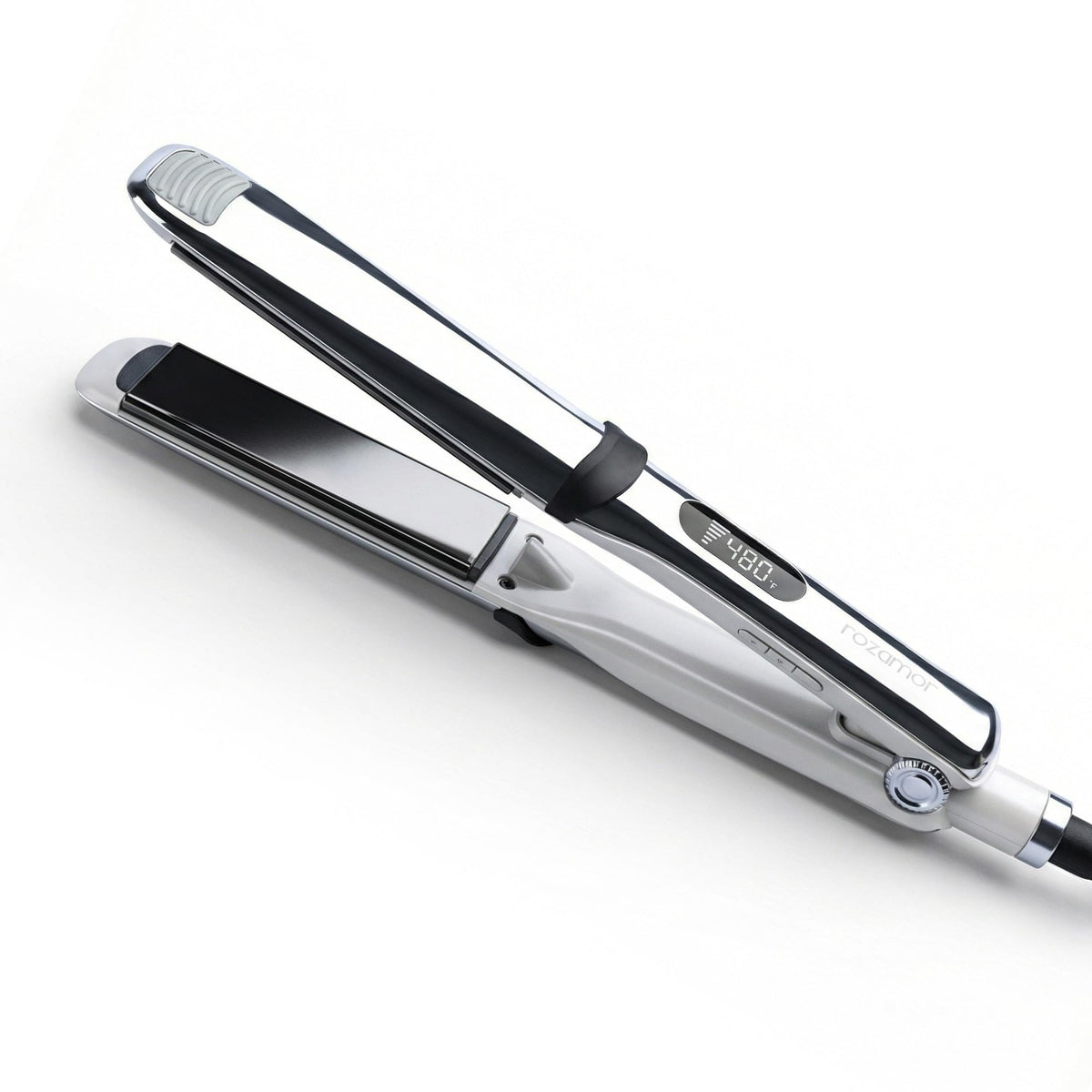 Rozamor Pro Ti Flatiron front view for smooth straightening