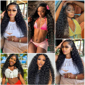 Rozilo Aomllute heat-friendly deep wave wig for versatile styling