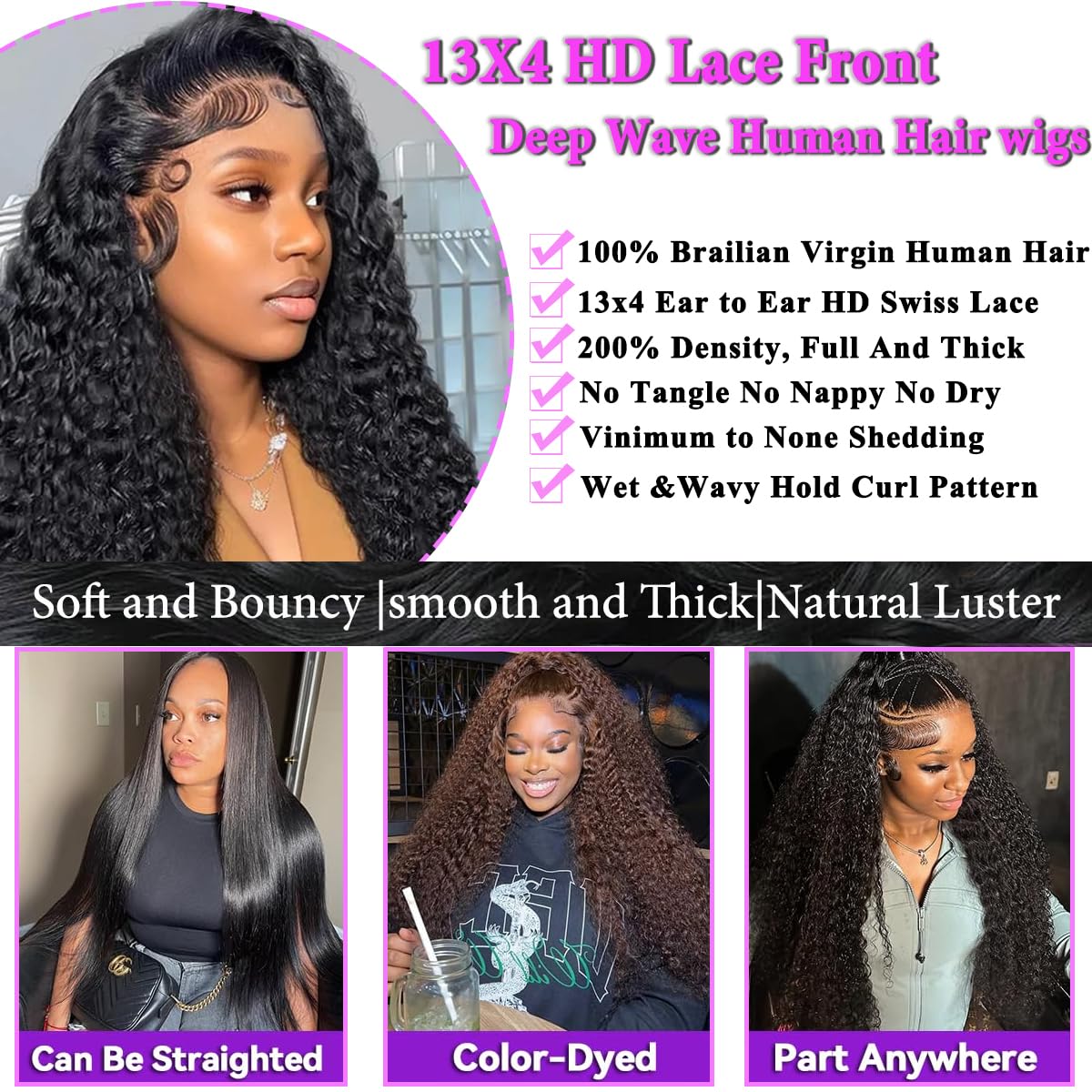 Rozilo Aomllute pre-plucked hairline enables quick, natural looks.