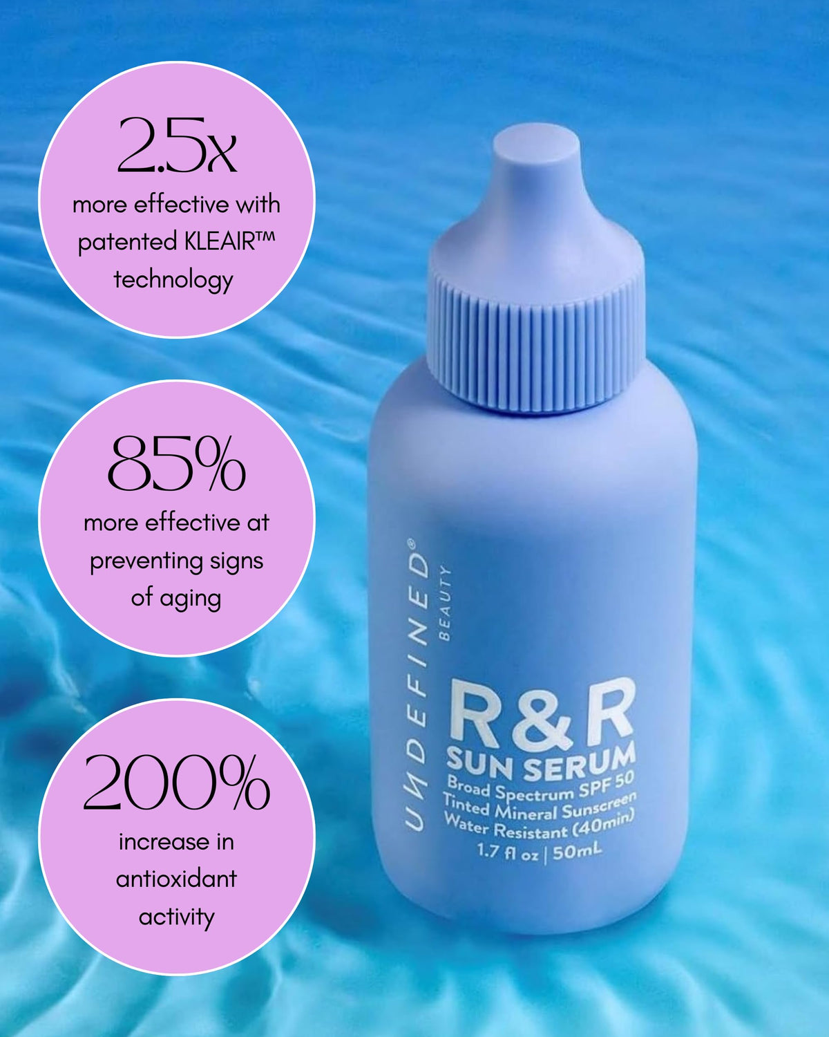 R and R Sun Serum medium tint on skin for even tone and subtle glow