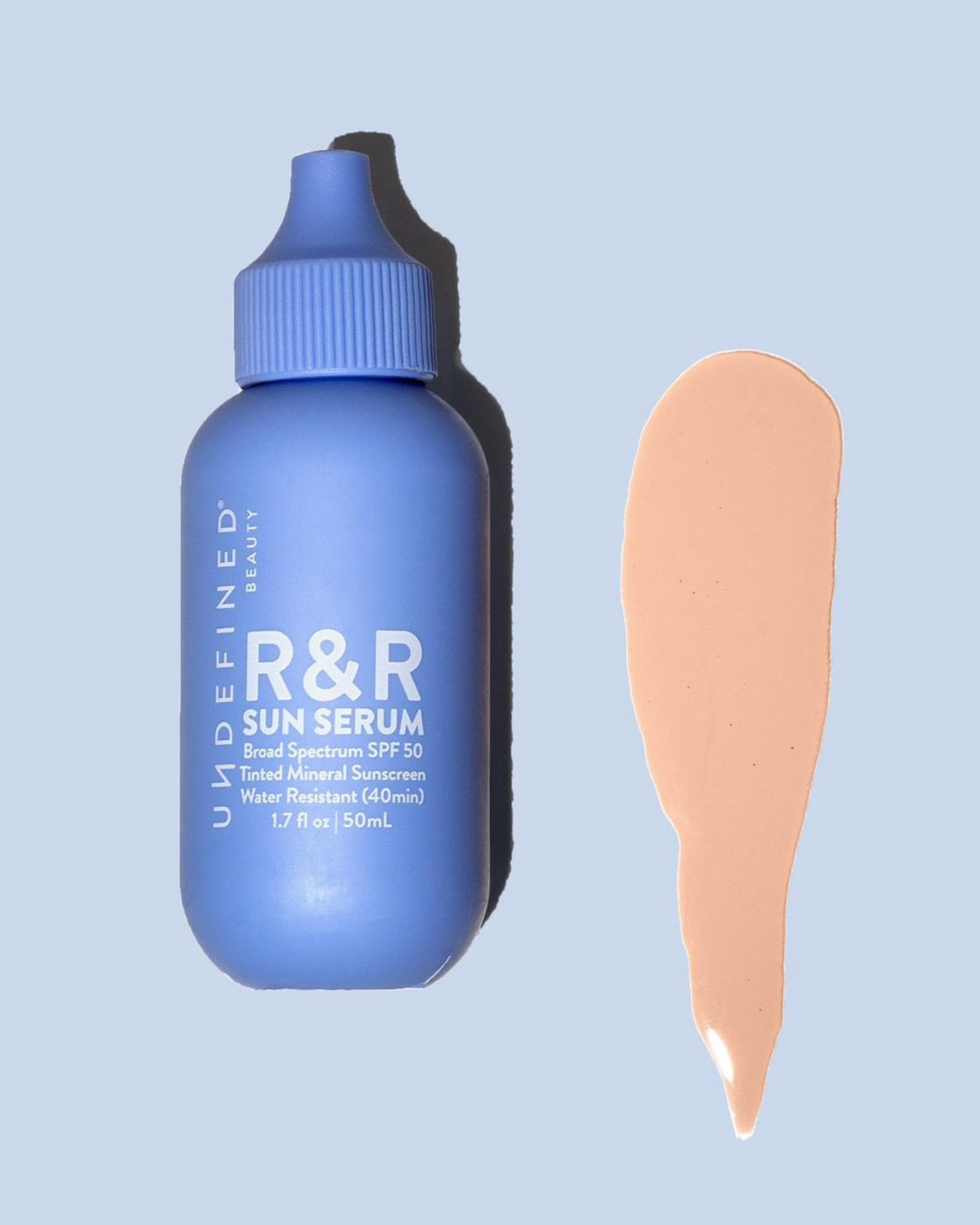 R and R Sun Serum texture close up shows smooth non greasy finish