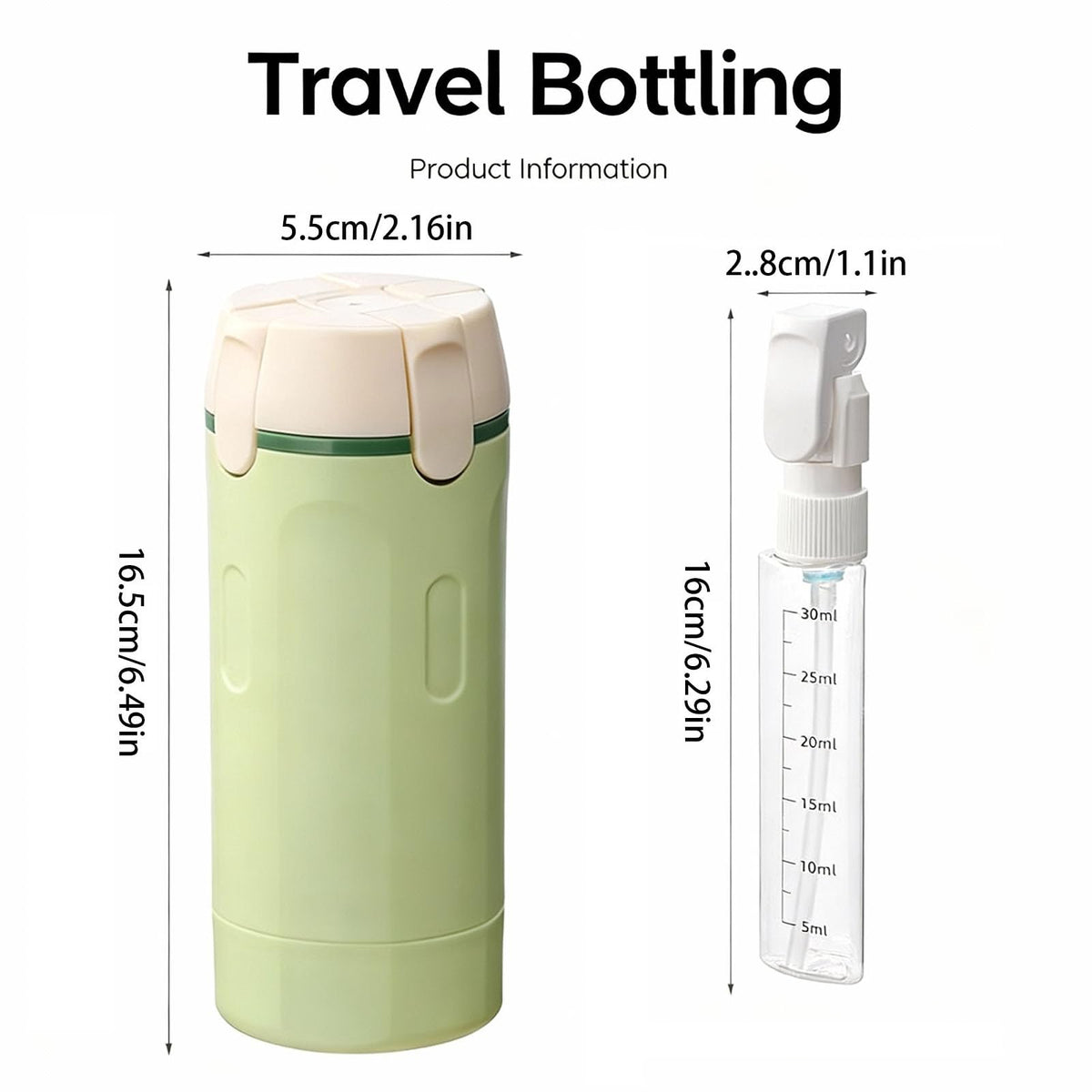RSN light green color bottle adds a distinctive touch to your kit.